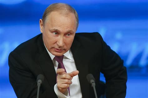 الرئيس الروسي فلاديمير بوتين في مؤتمر نهاية العام السنوي ل